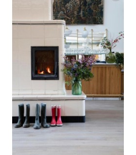 Parquet contrecollé Iconics Design XL Long Harmony Carrare 1980 x 164 x 13 mm