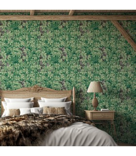 Papier peint FOGLIE E SCIMMIE - Collection FORNASETTI SENZA TEMPO 2 - COLE&SON - REF 123/10049