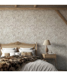 Papier peint FOGLIE E CIVETTE - Collection FORNASETTI SENZA TEMPO 2 - COLE&SON - REF 123/11052