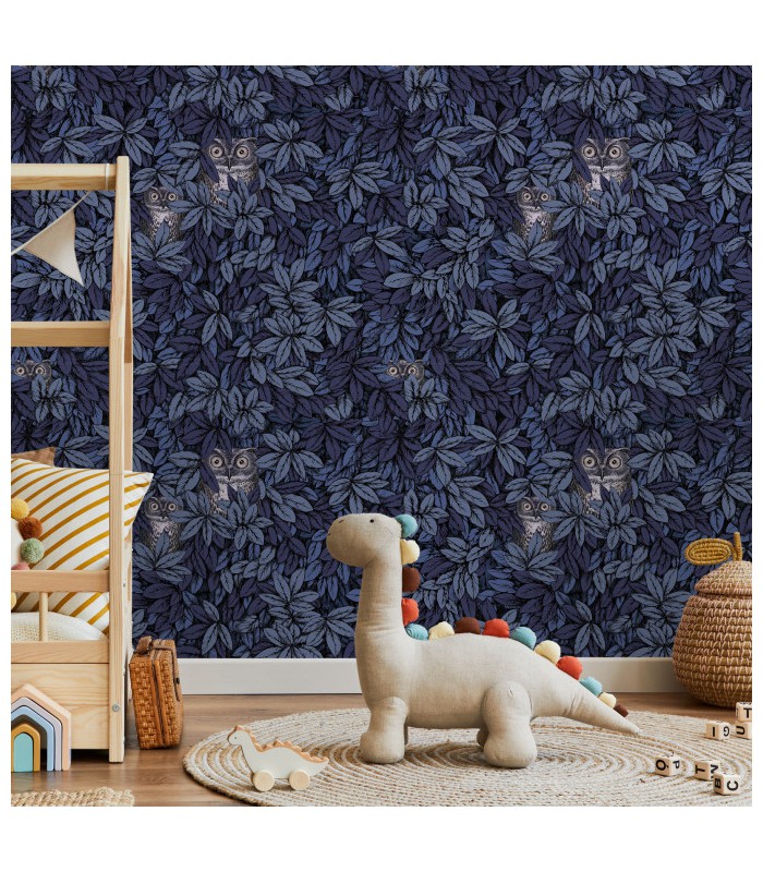 Papier peint FOGLIE E CIVETTE - Collection FORNASETTI SENZA TEMPO 2 - COLE&SON - REF 123/11053