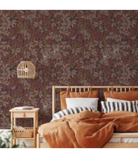 Papier peint FOGLIE E CIVETTE - Collection FORNASETTI SENZA TEMPO 2 - COLE&SON - REF 123/11055