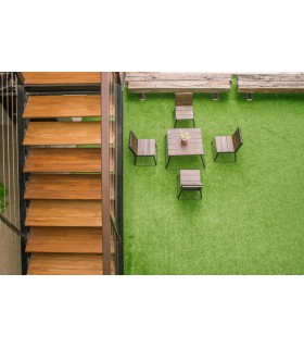 Gazon synthétique 8mm  - TIGER - à la coupe sur mesure - Largeur 4 mètres