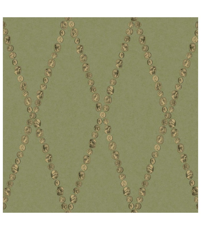 Papier peint CAMMEI - Collection FORNASETTI SENZA TEMPO 2 - COLE&SON - REF 123/4016