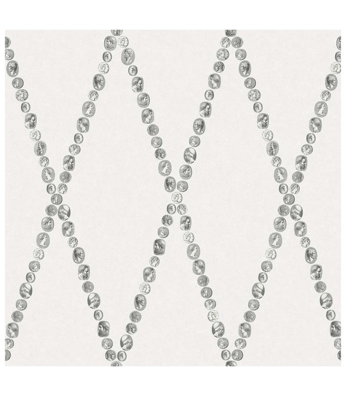 Papier peint CAMMEI - Collection FORNASETTI SENZA TEMPO 2 - COLE&SON - REF 123/4021