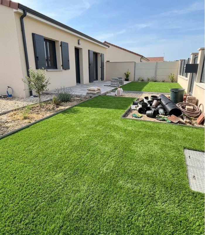 Gazon synthétique 48mm - SPERONE DELUXE - à la coupe sur mesure - Largeur 2 mètres