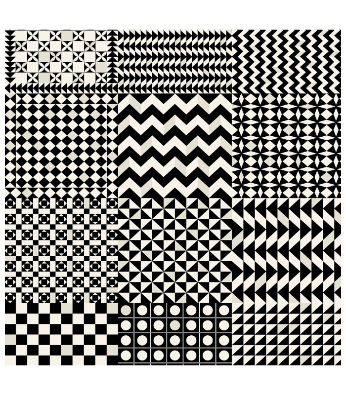 Papier peint GEOMETRICO - Collection FORNASETTI SENZA TEMPO 2 - COLE&SON - REF 123/7032