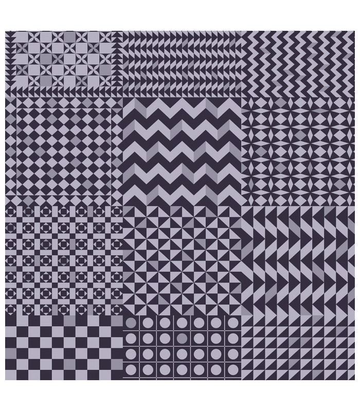 Papier peint GEOMETRICO - Collection FORNASETTI SENZA TEMPO 2 - COLE&SON - REF 123/7033