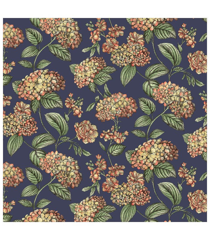 Papier peint Ramo Di Ortensia - Collection Fornasetti Senza Tempo 2 - Cole&Son - Ref 123/8040