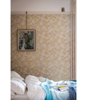 Papier Peint SHOUCHIKUBAI - REF 45-02 - CORE METALLISE Farrow & Ball