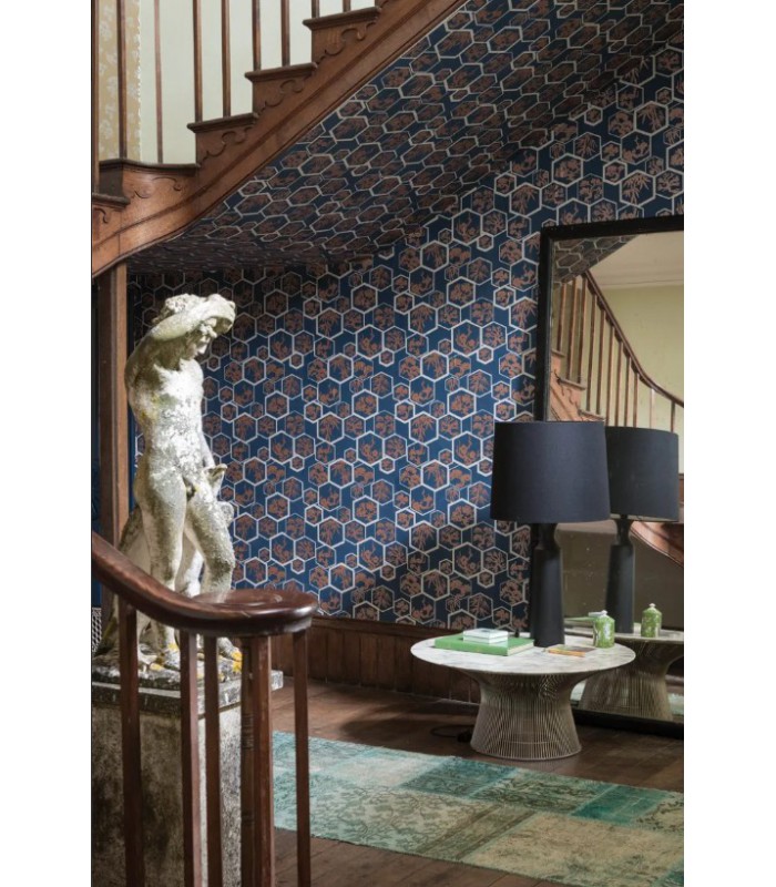 Papier Peint SHOUCHIKUBAI - REF 45-04 - CORE METALLISE Farrow & Ball