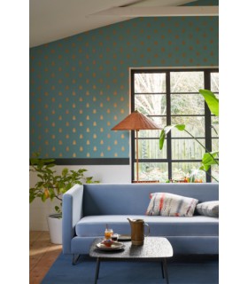 Papier Peint BUMBLE BEE - REF 5-55 - CORE METALLISE Farrow & Ball