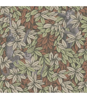 Papier peint FOGLIE E SCIMMIE - Collection FORNASETTI SENZA TEMPO 2 - COLE&SON - REF 123/10047