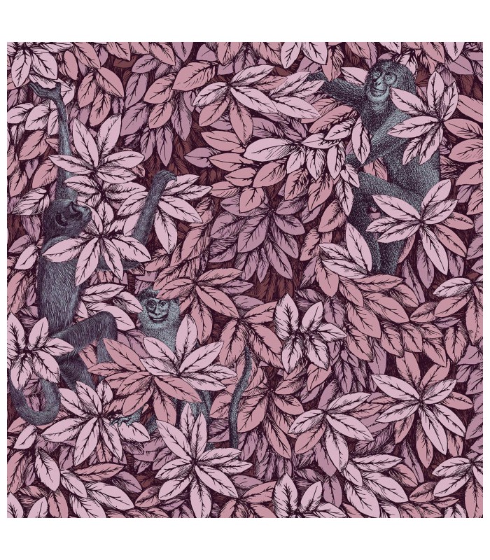 Papier peint FOGLIE E SCIMMIE - Collection FORNASETTI SENZA TEMPO 2 - COLE&SON - REF 123/10048
