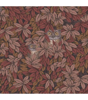 Papier peint FOGLIE E CIVETTE - Collection FORNASETTI SENZA TEMPO 2 - COLE&SON - REF 123/11055