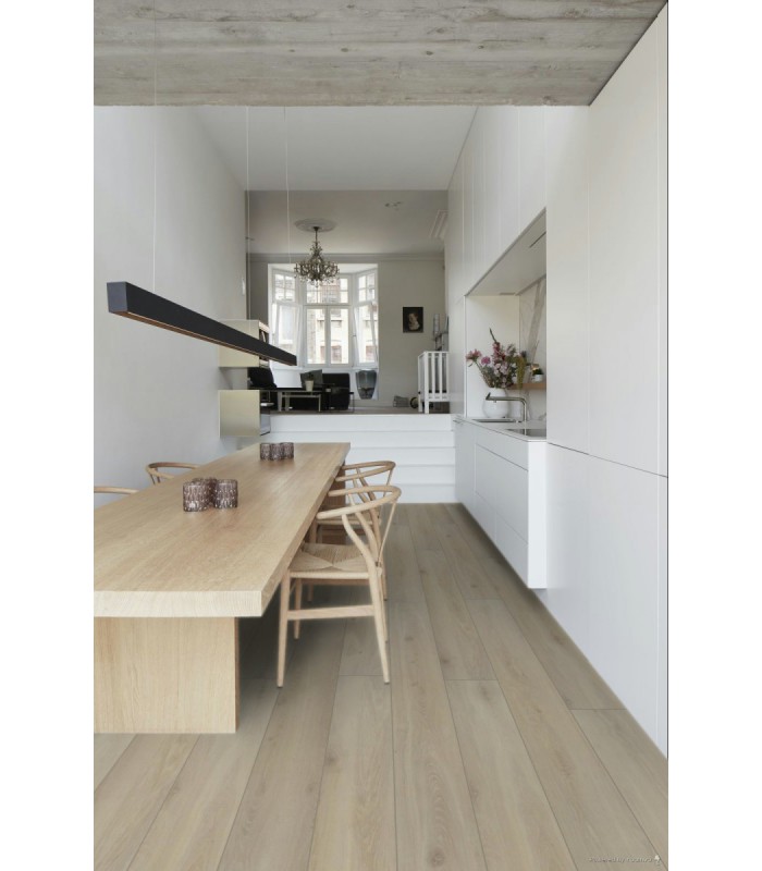 Parquet stratifié Ocean+ Lame XL - Bloom Sand Natural 6421 - Résistant à l'eau - 2038 x 241 x 12 mm