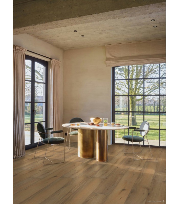 Parquet stratifié Ocean+ Lame XL - Gyant Warm Natural 1124 - Résistant à l'eau - 2038 x 241 x 12 mm