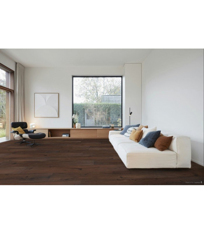 Parquet stratifié Ocean+ Lame XL - Gyant Warm Brown 1125 - Résistant à l'eau - 2038 x 241 x 12 mm