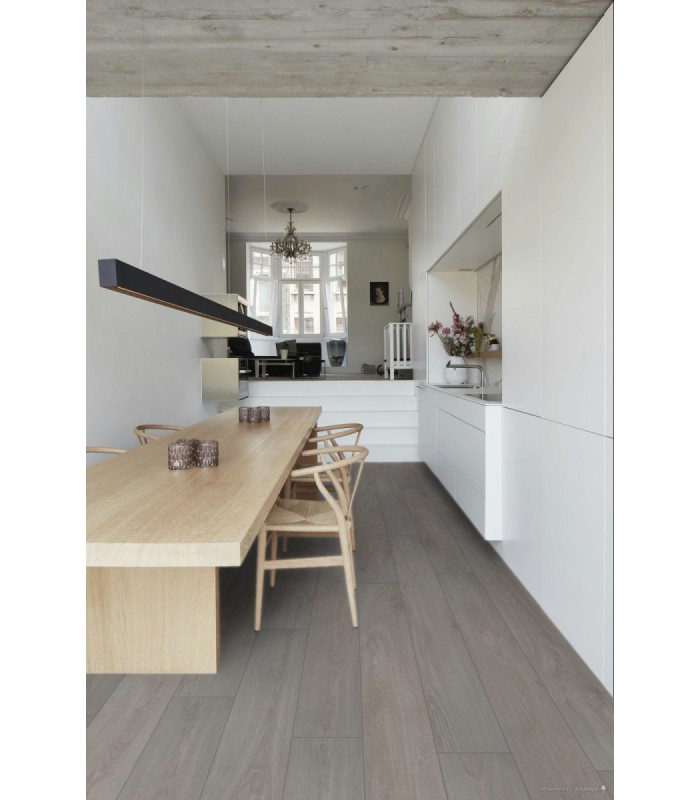 Parquet stratifié Ocean+ Lame XL Jazz Light Grey 1004 - 12 mm