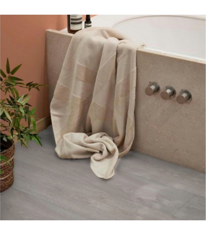 Parquet stratifié Ocean+ Lame XL - Jazz Light Grey 1004 - Résistant à l'eau - 2038 x 241 x 12 mm