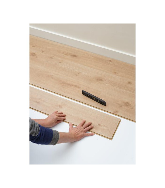 Parquet stratifié Ocean+ 8V4 - Bloom Warm Natural - Résistant à l'eau - 1288 x 190 x 8 mm