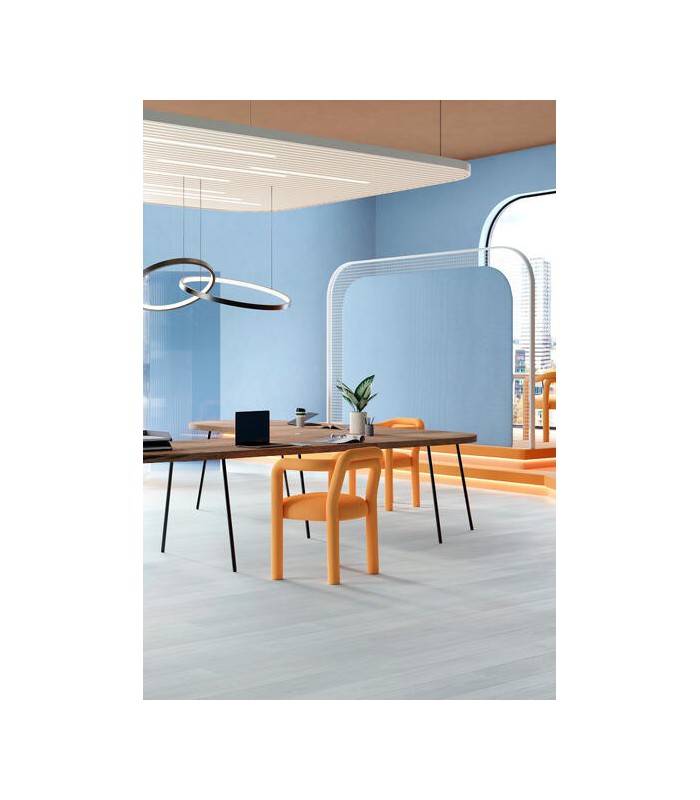 Parquet stratifié Ocean+ 8V4 - Charme White - Résistant à l'eau - 1288 x 190 x 8 mm