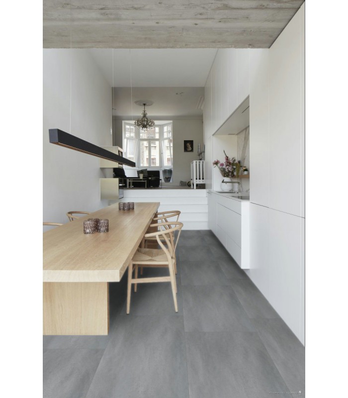 Dalles Vinyles Spirit Pro Click Comfort 55 - Cement Grey - réf. 60001481 – 914 x 610 x 5,5 mm