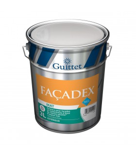 Guittet Façadex mat peinture protection façades neuves ou anciennes