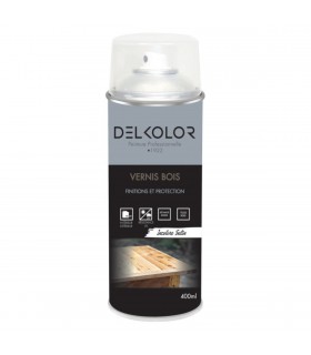 Delkolor Vernis Spécial Bois Incolore en Aérosol - 400ml