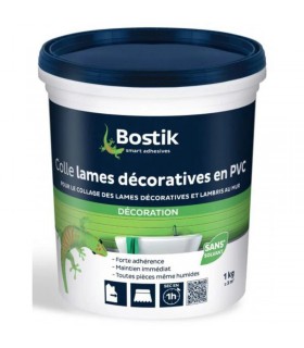 Bostik Colle pour mur spécial lames décoratives PVC