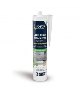 Bostik Colle pour mur spécial lames décoratives PVC