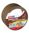 Adhésif emballage PVC Extra-fort 40m x 50mm Marron