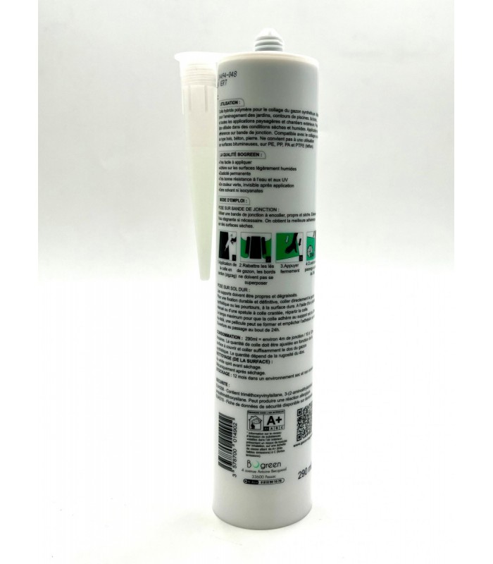 Colle pour gazon synthétique hybride polymère verte Bogreen