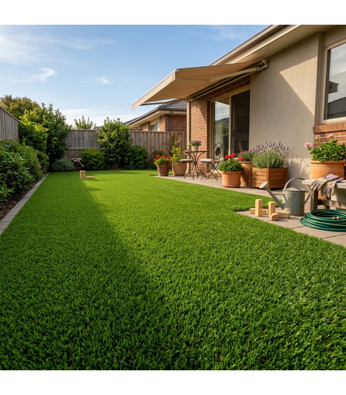 Gazon Synthétique 32mm - AUGUSTA - à la coupe sur mesure - Largeur 2 mètres