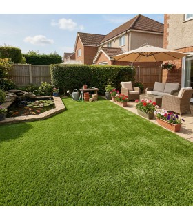 Gazon Synthétique 43mm - WEMBLEY - à la coupe sur mesure - 100% recyclable - Largeur 2 mètres