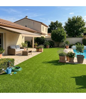 Gazon Synthétique 40mm - EDEN - à la coupe sur mesure - Largeur 4 mètres