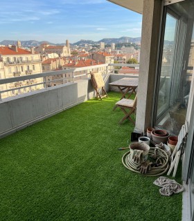 Gazon Synthétique 40mm - EDEN - à la coupe sur mesure - Largeur 4 mètres