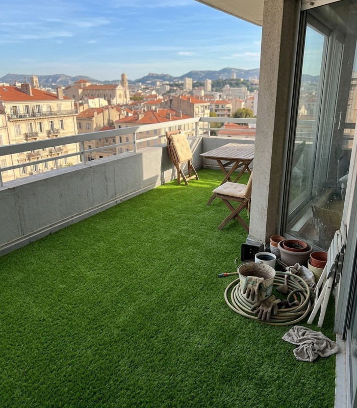 Gazon Synthétique 40mm - EDEN - à la coupe sur mesure - Largeur 4 mètres