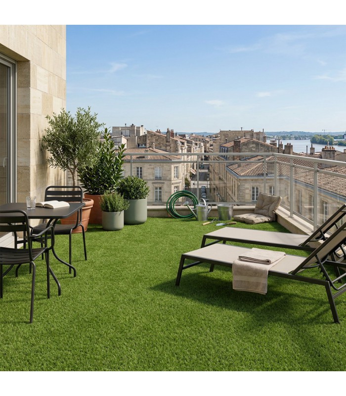 Gazon synthétique 22 mm - MAYA - à la coupe sur mesure - Largeur 3 mètres