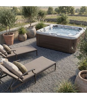 Gazon synthétique 23mm gris - Funnyplay - Rouleau - 3m x 1m