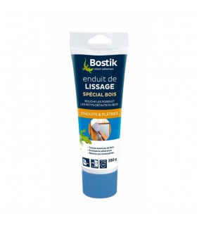 Enduit de lissage bois extérieur et intérieur 330 g Bostik