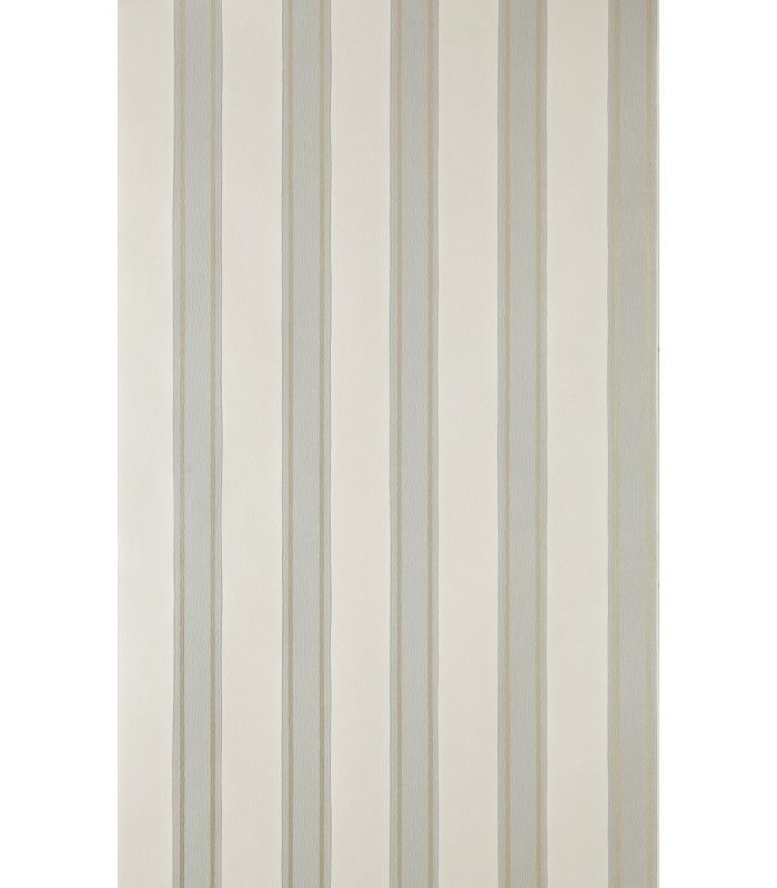 Papier Peint BLOCK PRINT STRIPE - REF 7-51 - CORE METALLISE FARROW&BALL