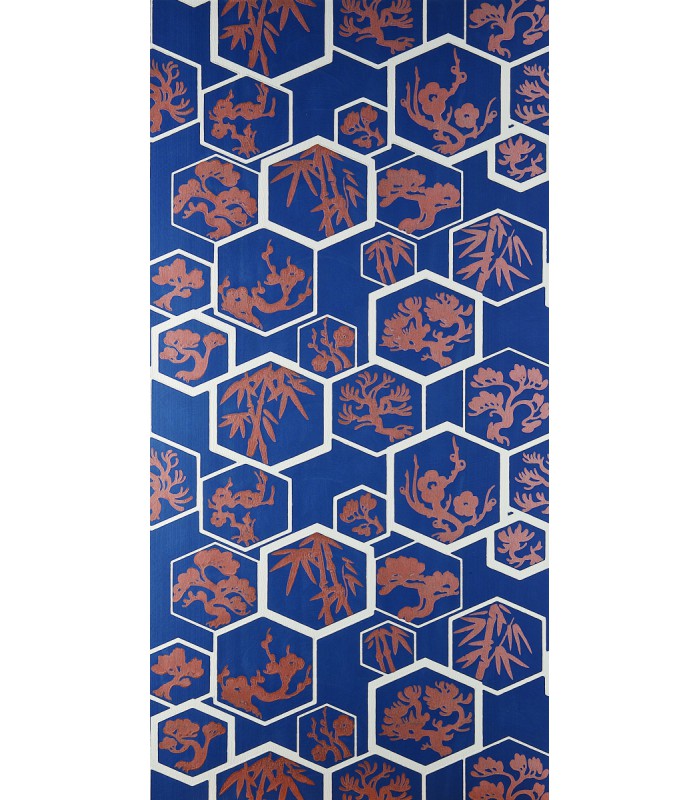 Papier Peint SHOUCHIKUBAI - REF 45-04 - CORE METALLISE FARROW&BALL