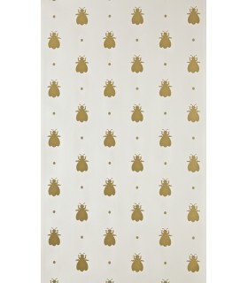 Papier Peint BUMBLE BEE - REF 5-07 - CORE METALLISE FARROW&BALL