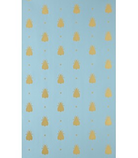 Papier Peint BUMBLE BEE - REF 5-55 - CORE METALLISE FARROW&BALL