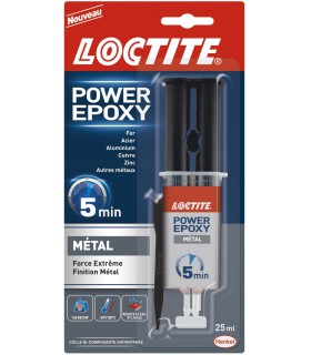Colle époxy métal LOCTITE Power Epoxy 25 ml