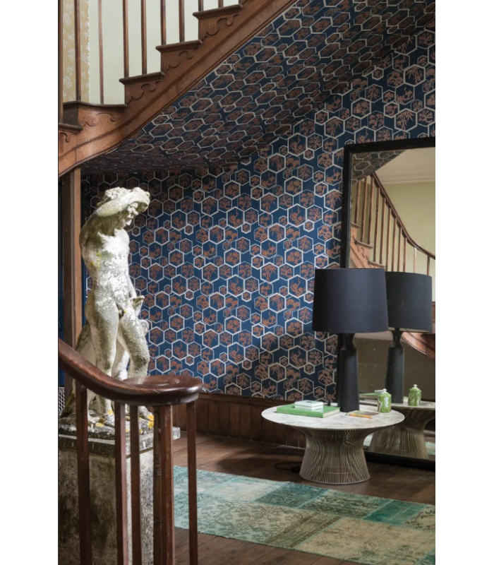 Papier Peint SHOUCHIKUBAI - REF 45-04 - CORE METALLISE FARROW&BALL