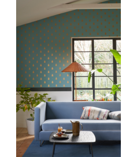 Papier Peint BUMBLE BEE - REF 5-55 - CORE METALLISE FARROW&BALL