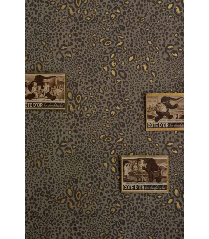 Papier Peint OCELOT - REF 37-04 - CORE METALLISE FARROW&BALL