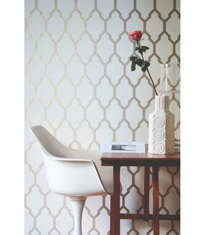 Papier Peint TESSELLA - REF 36-10 - CORE METALLISE FARROW&BALL