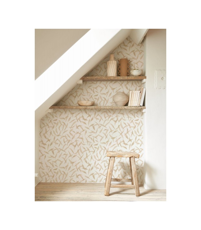 Papier peint  CLOS DES OLIVIERS FICELLE - ARDOISE - Collection Échappée Belle - CASADECO - Réf.ECHA89841122